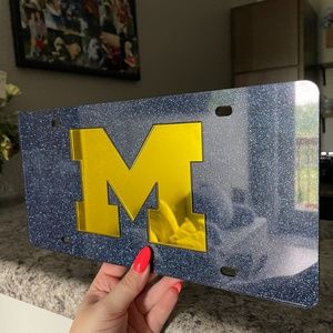 University of Michigan License Plate
